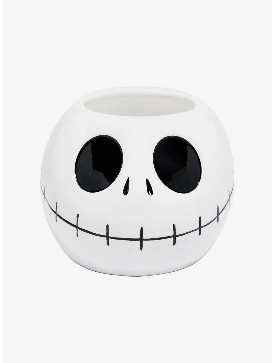 Horror Disney The Nightmare Before Christmas Jack Skellington Head Planter - BoxLunch Exclusive 1 Horror Disney The Nightmare Before Christmas Jack Skellington Head Planter - BoxLunch Exclusive