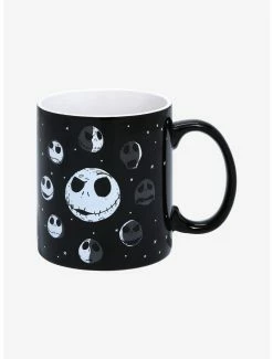 Alternative view of Horror Disney The Nightmare Before Christmas Jack Skellington Moon Phases Mug