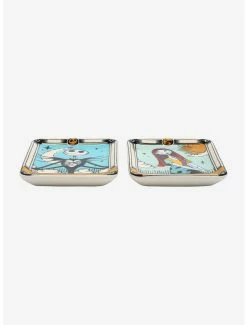 Horror Disney The Nightmare Before Christmas Jack Skellington & Sally Tarot Card Trinket Tray Set 6 Horror Disney The Nightmare Before Christmas Jack Skellington & Sally Tarot Card Trinket Tray Set -HOT TOPIC Sales 17202687 av2