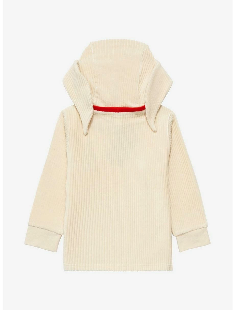 Horror Disney The Nightmare Before Christmas Zero Corduroy Eared Toddler Hoodie - BoxLunch Exclusive 2 Horror Disney The Nightmare Before Christmas Zero Corduroy Eared Toddler Hoodie - BoxLunch Exclusive - Image 2