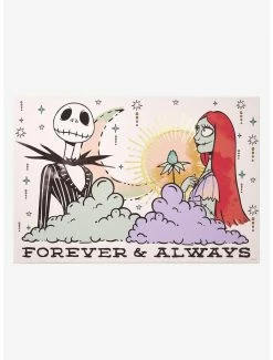 Horror Disney The Nightmare Before Christmas Jack Skellington & Sally Forever & Always Sign