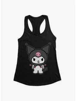 Anime Kuromi Evil Grin Womens Tank Top