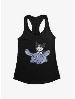 Anime Kuromi Happy Baku Flying Womens Tank Top