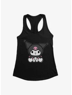 Anime Kuromi Sitting Womens Tank Top