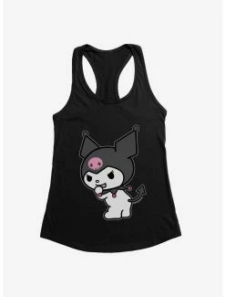 Anime Kuromi Turning Giggle Womens Tank Top