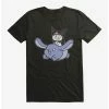 Anime Kuromi Happy Baku Flying T-Shirt