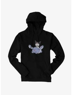 Anime Kuromi Happy Baku Flying Hoodie