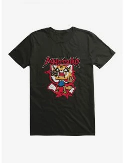 Anime Aggretsuko Screaming Lyrics T-Shirt