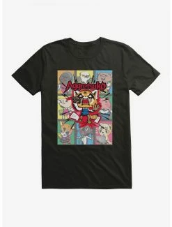 Anime Aggretsuko Screaming Panels T-Shirt