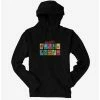 Anime Aggretsuko Character Panels Hoodie