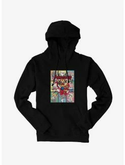 Anime Aggretsuko Screaming Panels Hoodie
