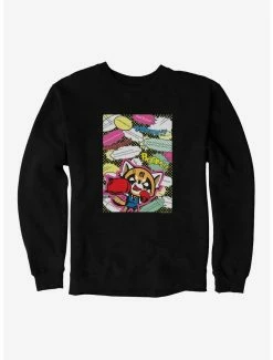 Anime Aggretsuko Fighting Words Sweatshirt