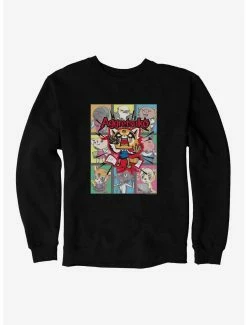 Anime Aggretsuko Screaming Panels Sweatshirt