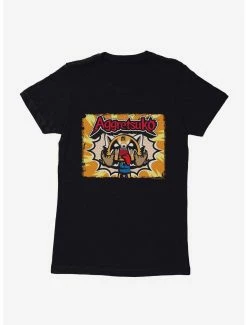 Anime Aggretsuko Metal Horns Womens T-Shirt