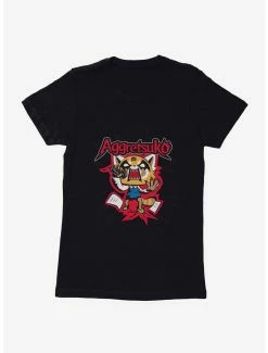 Anime Aggretsuko Screaming Lyrics Womens T-Shirt