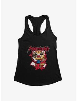 Anime Aggretsuko Screaming Lyrics Womens Tank Top