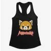 Anime Aggretsuko Face Icon Womens Tank Top