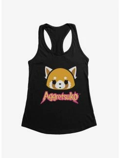 Anime Aggretsuko Face Icon Womens Tank Top