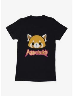 Anime Aggretsuko Face Icon Womens T-Shirt
