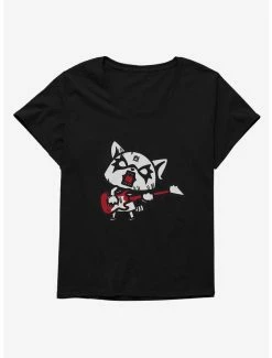 Horror Aggretsuko Metal Hard Rock Womens T-Shirt Plus Size