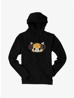 Anime Aggretsuko Metal Headphones Hoodie