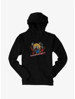Anime Aggretsuko Metal Raging Hoodie