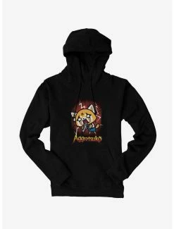 Anime Aggretsuko Metal Rockin' Out Hoodie