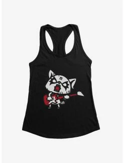 Anime Aggretsuko Metal Hard Rock Womens Tank Top
