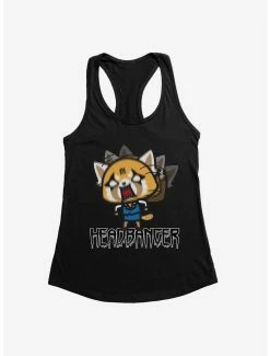 Anime Aggretsuko Metal Headbanger Womens Tank Top