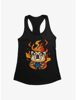Anime Aggretsuko Metal Rage Womens Tank Top