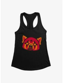 Anime Aggretsuko Metal Rock Out To The Max Womens Tank Top