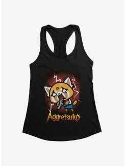 Anime Aggretsuko Metal Rockin' Out Womens Tank Top