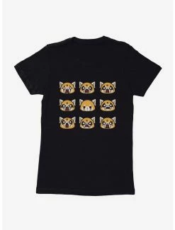 Anime Aggretsuko Metal Emotions Womens T-Shirt