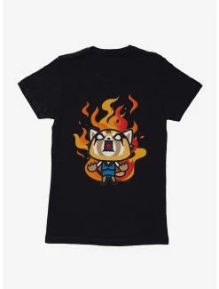 Anime Aggretsuko Metal Rage Womens T-Shirt