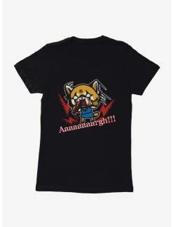Anime Aggretsuko Metal Raging Womens T-Shirt