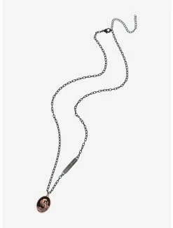 Alternative view of Horror Disney The Nightmare Before Christmas Hilltop Pendent Necklace - BoxLunch Exclusive