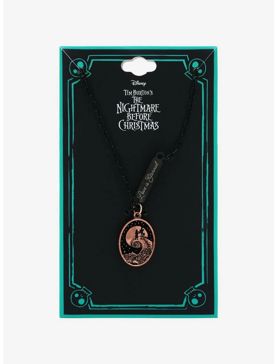 Horror Disney The Nightmare Before Christmas Hilltop Pendent Necklace - BoxLunch Exclusive 3 Horror Disney The Nightmare Before Christmas Hilltop Pendent Necklace - BoxLunch Exclusive - Image 3