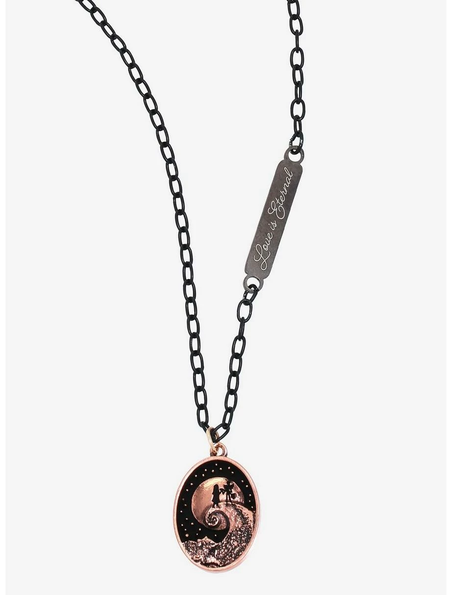 Horror Disney The Nightmare Before Christmas Hilltop Pendent Necklace - BoxLunch Exclusive 1 Horror Disney The Nightmare Before Christmas Hilltop Pendent Necklace - BoxLunch Exclusive