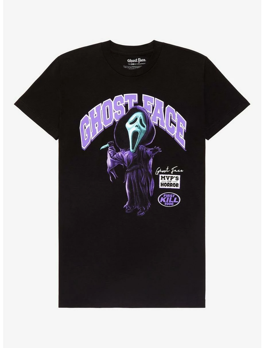 Horror Scream Ghostface Caricature T-Shirt - BoxLunch Exclusive 1 Horror Scream Ghostface Caricature T-Shirt - BoxLunch Exclusive