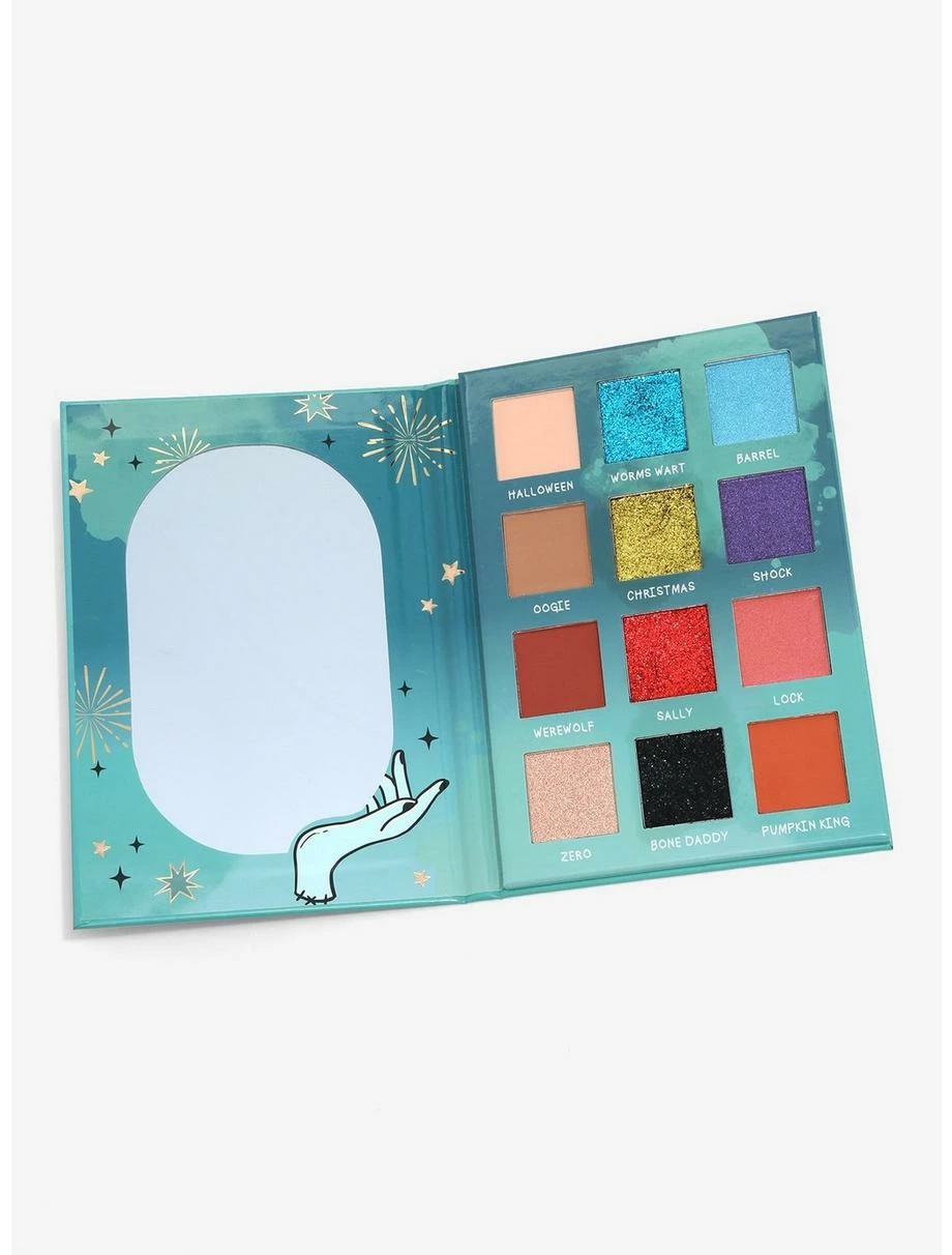 Horror Disney The Nightmare Before Christmas Jack Skellington & Sally Forever & Always Eyeshadow Palette - BoxLunch Exclusive 2 Horror Disney The Nightmare Before Christmas Jack Skellington & Sally Forever & Always Eyeshadow Palette - BoxLunch Exclusive - Image 2