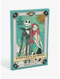 Horror Disney The Nightmare Before Christmas Jack Skellington & Sally Forever & Always Eyeshadow Palette - BoxLunch Exclusive