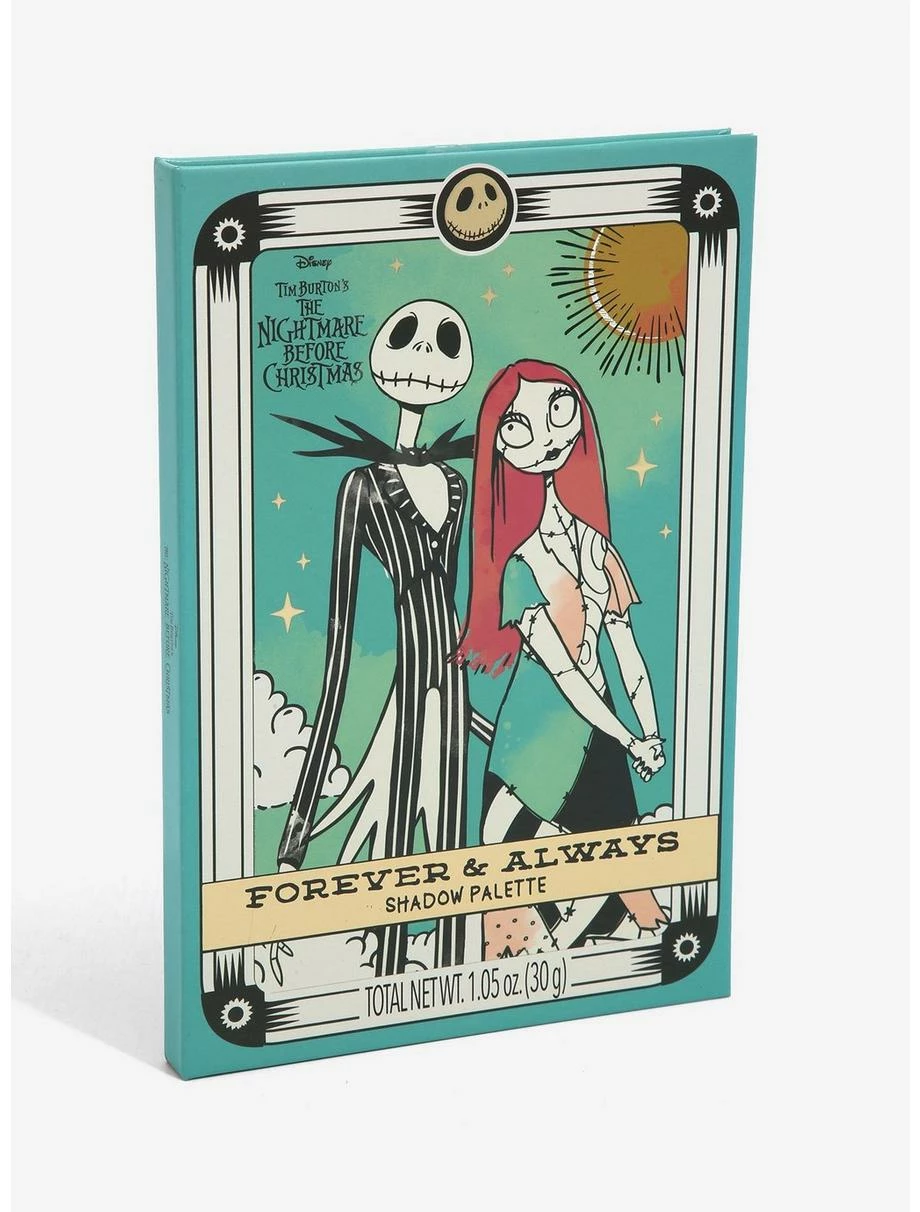 Horror Disney The Nightmare Before Christmas Jack Skellington & Sally Forever & Always Eyeshadow Palette - BoxLunch Exclusive 1 Horror Disney The Nightmare Before Christmas Jack Skellington & Sally Forever & Always Eyeshadow Palette - BoxLunch Exclusive