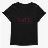 Cartoons Fate: The Winx Saga Speckled Logo Womens T-Shirt Plus Size