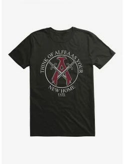 Cartoons Fate: The Winx Saga Alfea New Home Logo T-Shirt