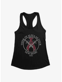 Cartoons Fate: The Winx Saga Alfea New Home Logo Womens Tank Top