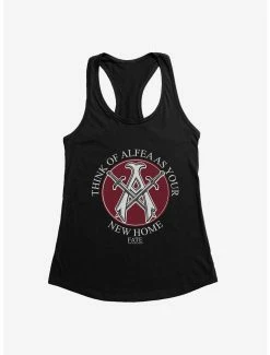 Cartoons Fate: The Winx Saga Alfea Speckled Logo Womens Tank Top