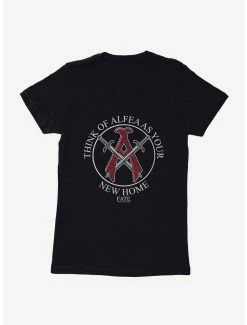 Cartoons Fate: The Winx Saga Alfea New Home Logo Womens T-Shirt