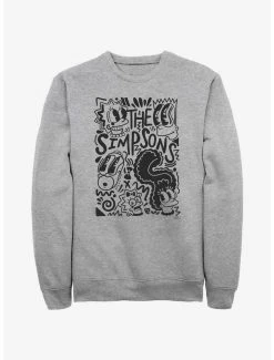 Cartoons The Simpsons Pop Art Family Sweatshirt