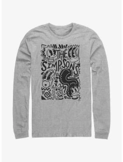 Cartoons The Simpsons Pop Art Family Long Sleeve T-Shirt