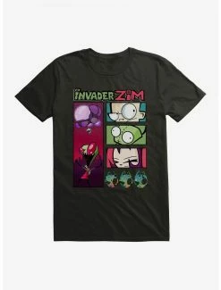 Cartoons Nickelodeon Nick Rewind Invader Zim Grid T-Shirt